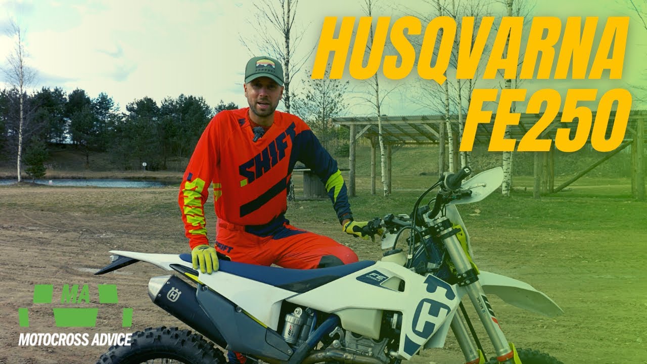 Husqvarna FE 250 (Street Legal Dirt Bike) Testing on a Motocross Track