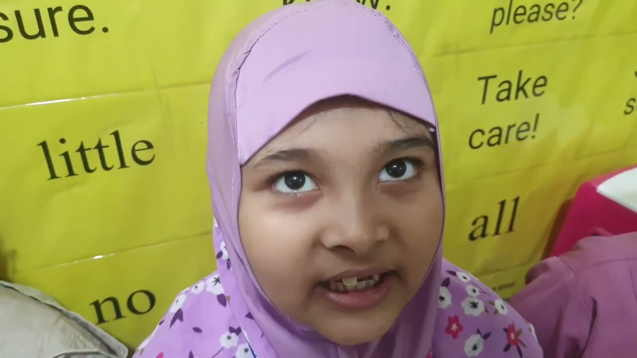 Babies speaking test - Present tense.