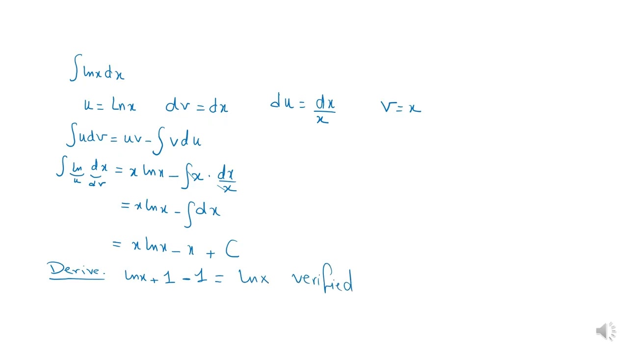 intgral lnx and xlnx
