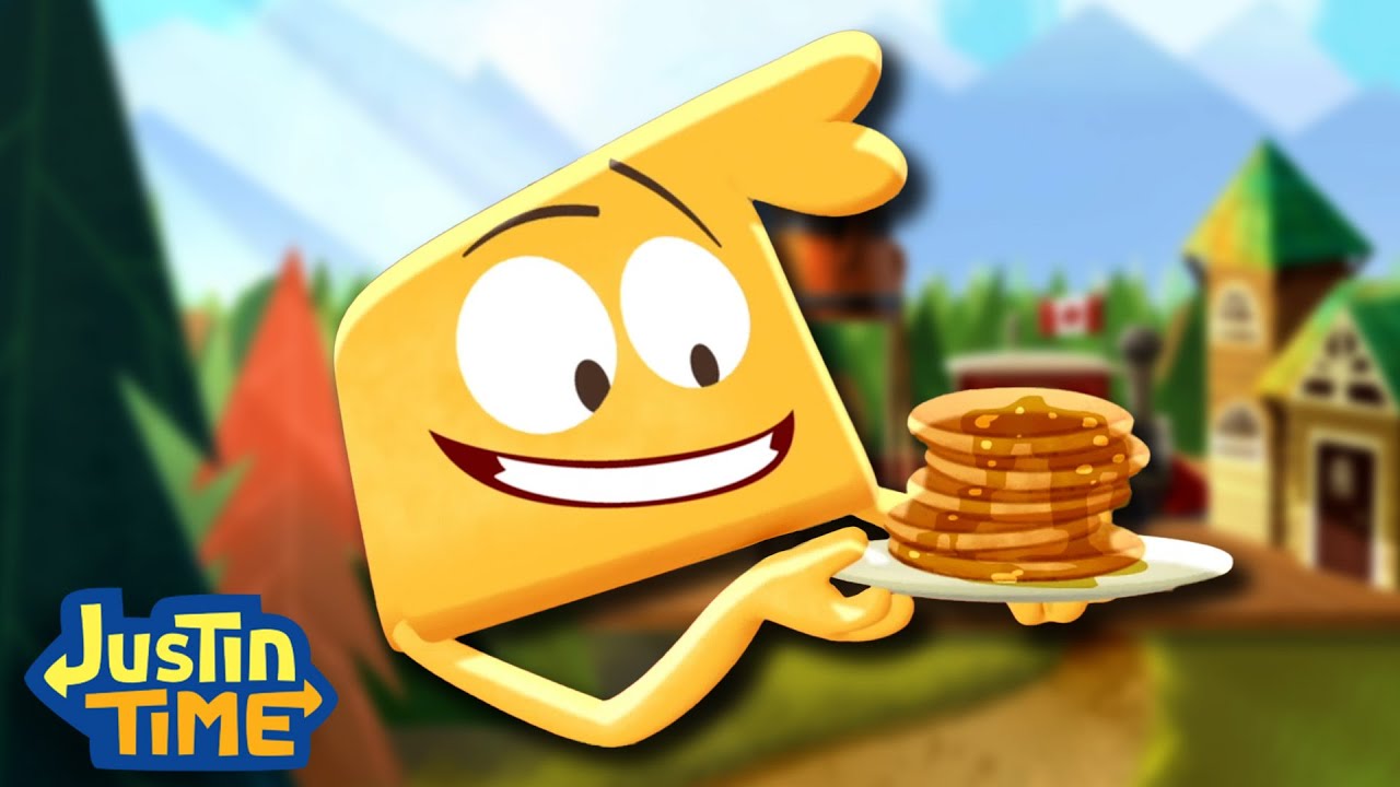 The Pancake Express 🚂 FULL EPISODE | Justin Time Season 1