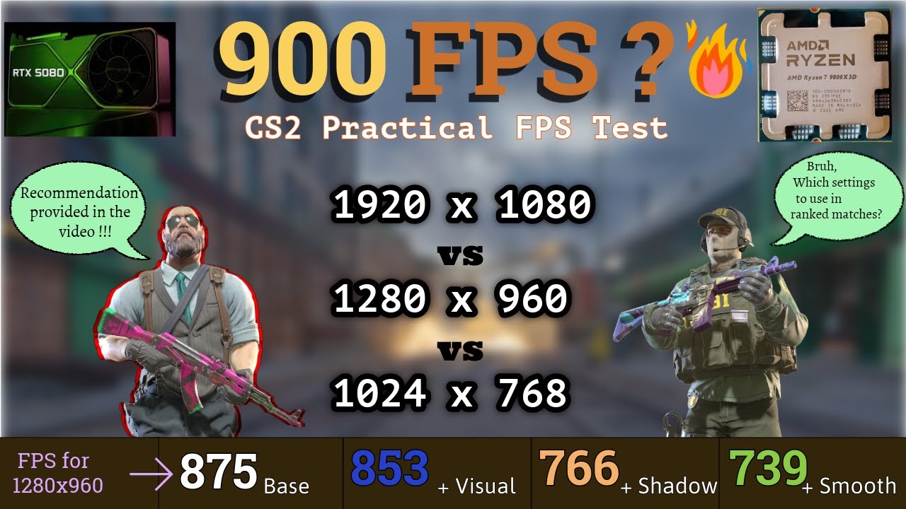Тест FPS в CS2 выполнен ПРАВИЛЬНО! (RTX 5080 + Ryzen 7 9800X3D | Тест внутриигровых настроек) #CS...