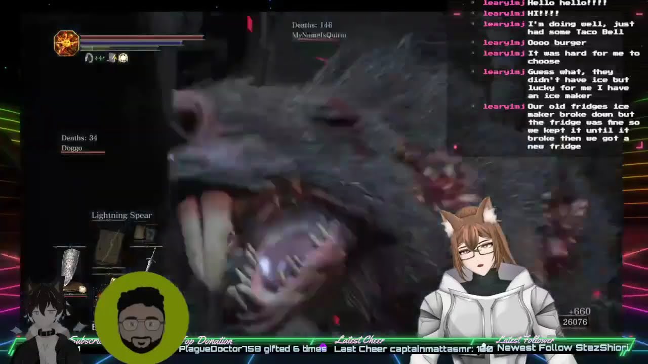 Dark Souls 3 Stream 5 W/ Doggo and Quinn