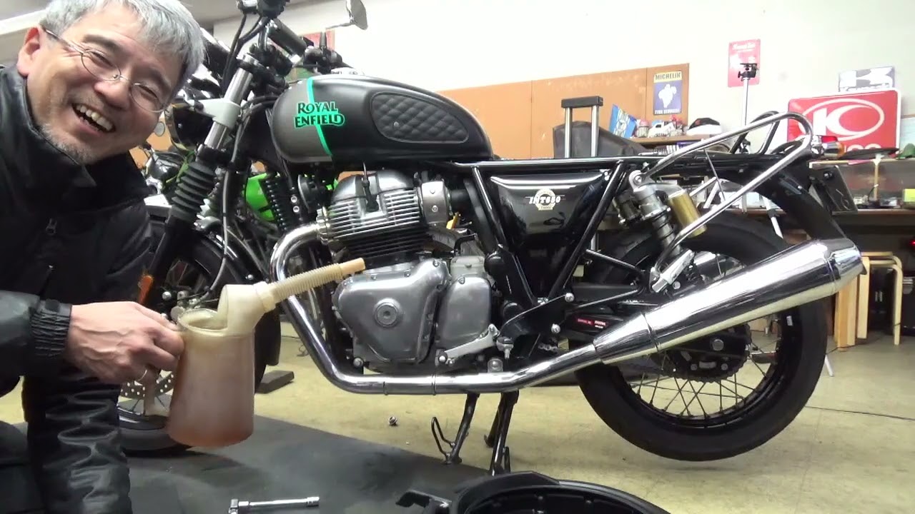 INT650　オイル交換つづき　センサーを外した状態でONにしてはいけない・・・