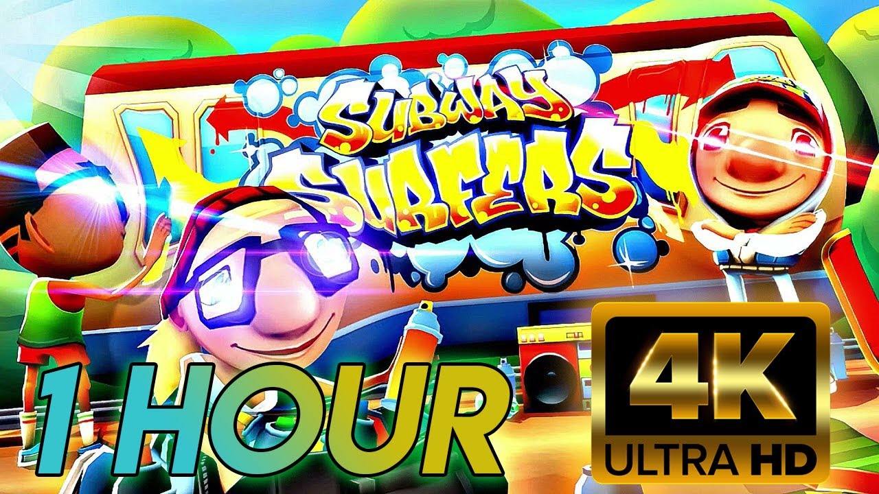 Subway Surfers Theme Music 1 HOUR EARAPE [4K]