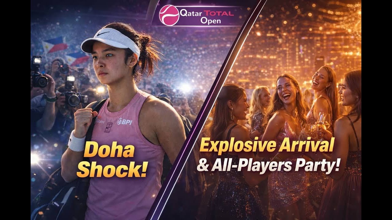 Qatar STUNNED!🔥Alex Eala’s Explosive Arrival Sparks Legendary All-Players Party at Qatar Open 2026!