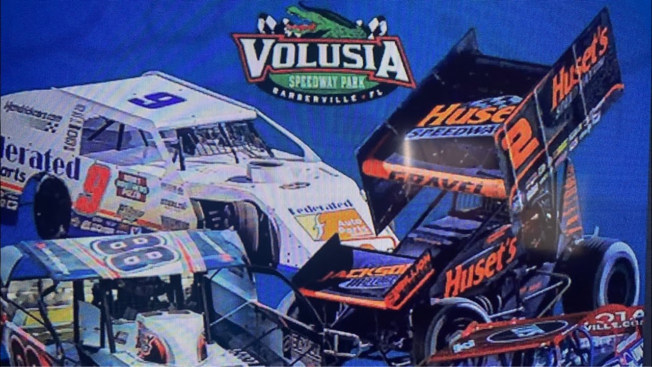 American Sprntcars & Dirt UMP Mods @  Worlds Fastest 1/2 Mile Dirt Volusia Spoedway Park