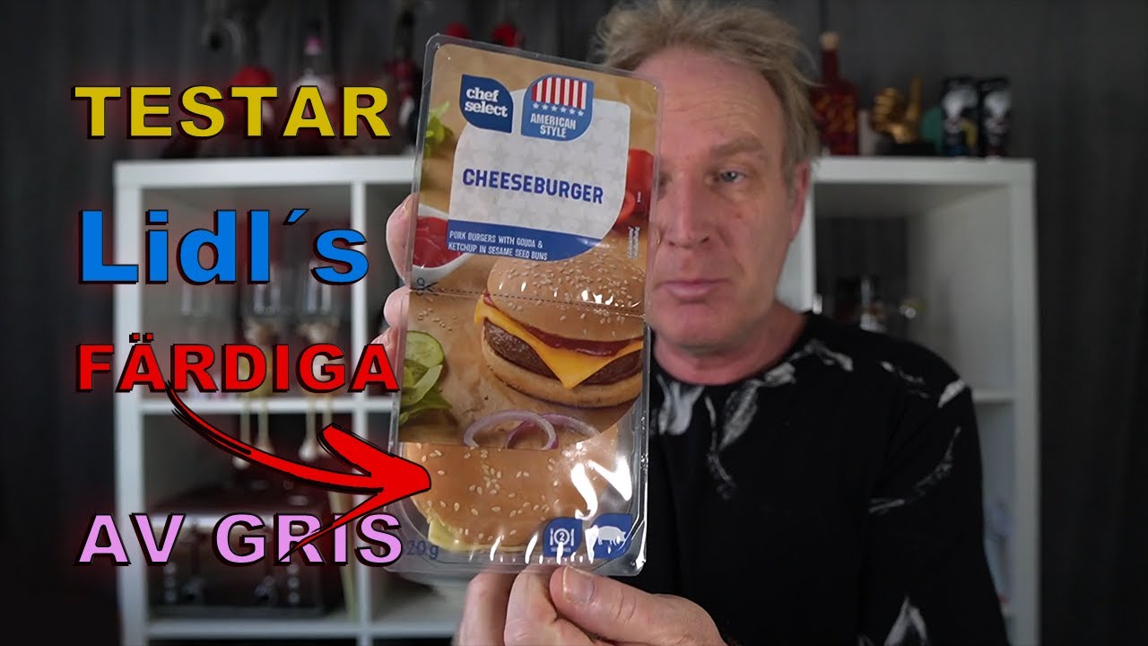 Testar Lidl´s cheeseburgare av gris | Är den så bra?