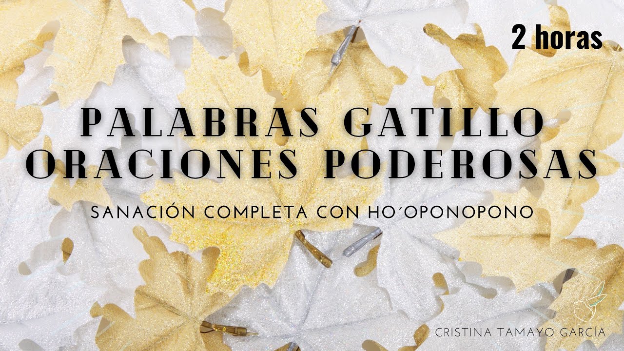 SANACIÓN COMPLETA HO’OPONOPONO 🌺 Poderosas oraciones y palabras gatillos, 2 horas para dormir 😴