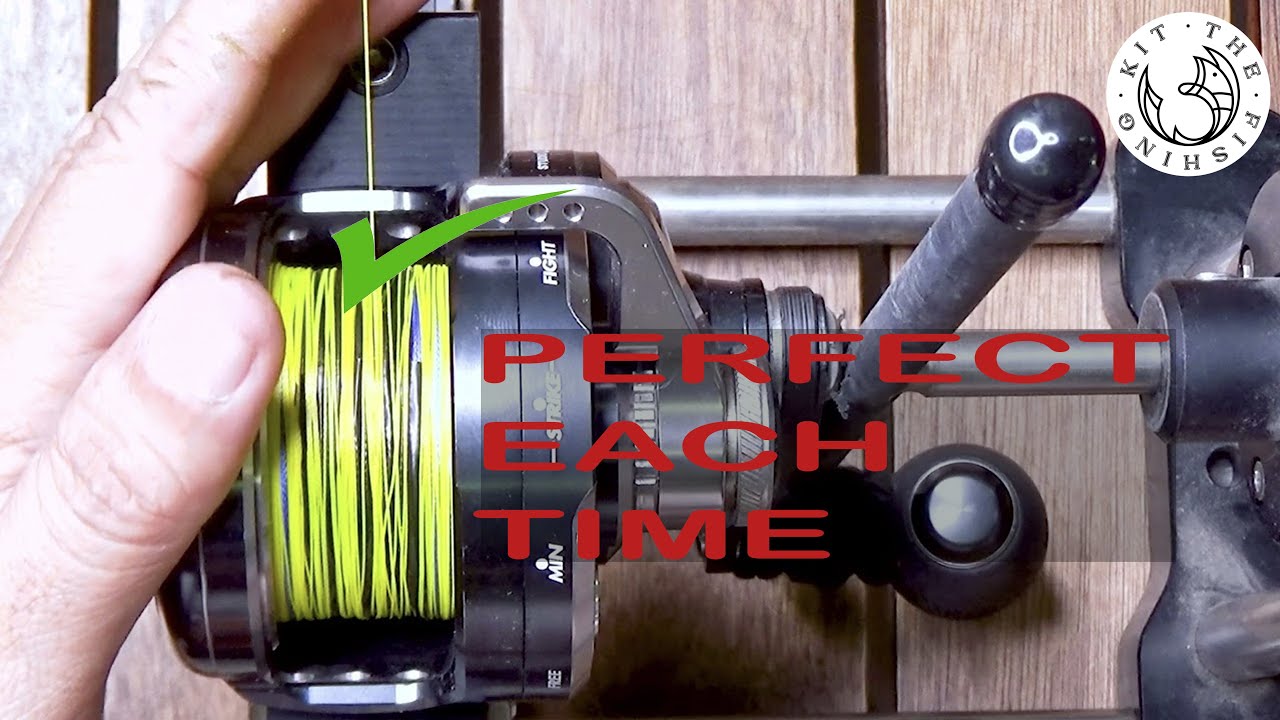 SECRETS TO PERFECT SPOOLING LINE AND BACKING ON ANY REEL