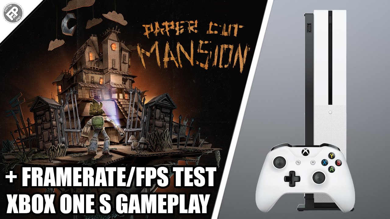 Paper Cut Mansion - Xbox One Gameplay + FPS Test