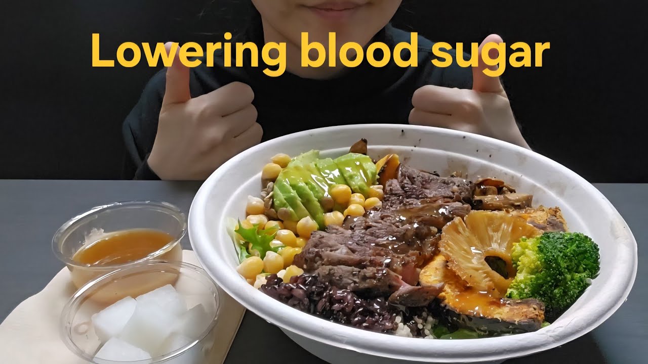 소고기&아보카도 포케 먹방 🥑🍠 🥩 🍍🥦🫘 ASMR beef avocado poke 
