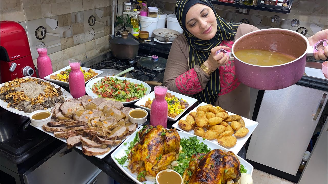 عزومه النهارده اخر عزومه اقسم بالله علشان كده كفايه اوي جابت اخرها معايا دعواتكم ليا