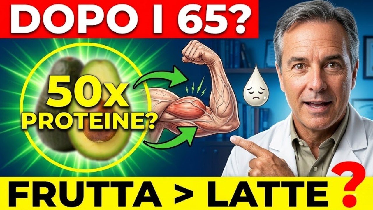 Guadagna MUSCOLO Dopo I 65 Anni: Questo FRUTTO Ha 50x Più PROTEINE Del Latte