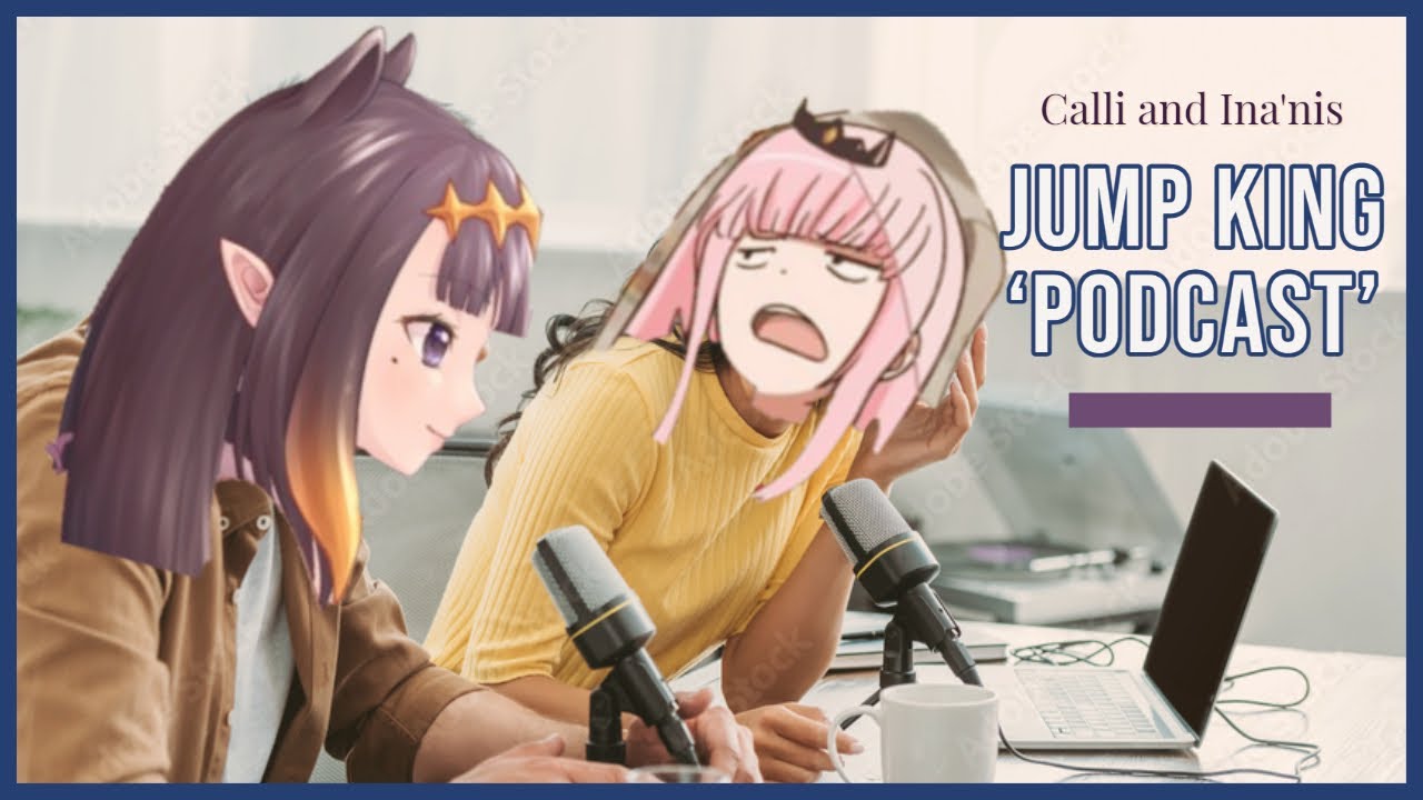 Calli and Ina HoloEN Podcast: Mickey Mouse and The game of Life【Jump King Zatsudan】