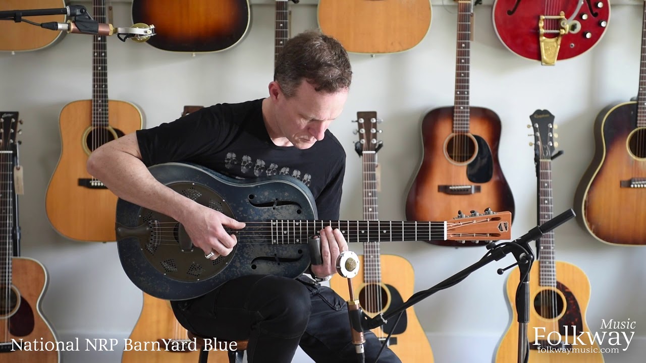 Folkway Music - National NRP 12 Fret Barnyard Blue. Demo by Jason Fowler