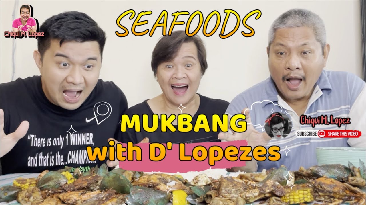 Seafoods Mukbang with the Lopez's | Vlog #121 | #ChiquiMLopez