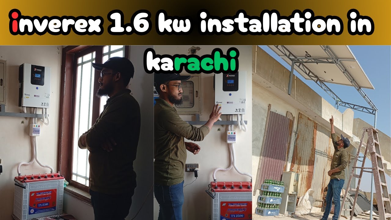 Inverex 1.6 Kw Installation In Karachi | Best Solar Inverter In Pakistan | Inverex Solar Inverter