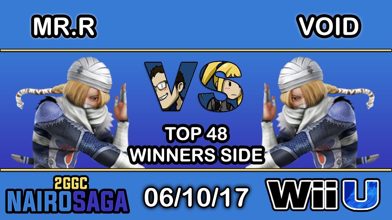 2GGC: Nairo Saga - Mr.R (Sheik) Vs. CLG | VoiD (Sheik) - Top 48 Winners Side