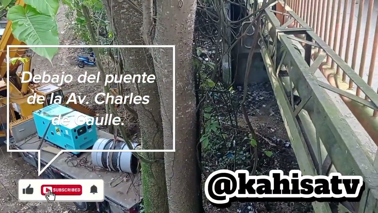 Puente: Ozama en la Avenida Charles de Gaulle desde S.D.N. Norte hacia SDE. 