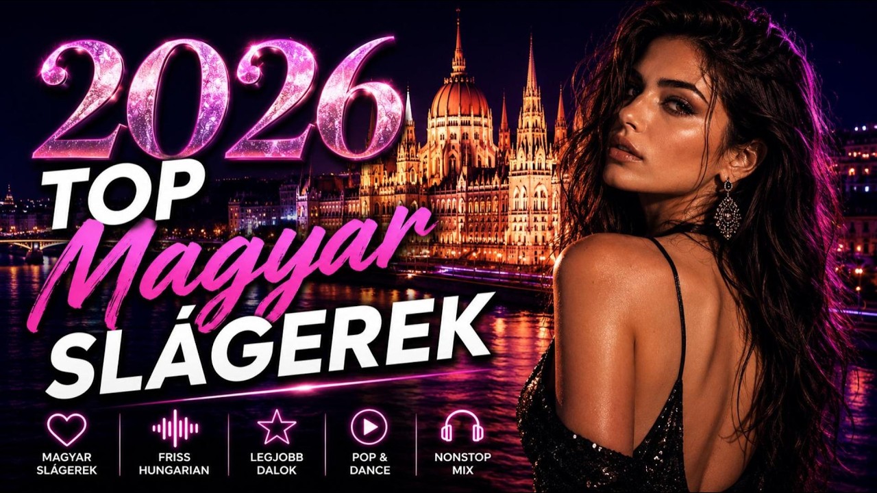 Legjobb Magyar Pop Zene 2026 🔥 P&ouml;rgős &Eacute;jszakai Sl&aacute;gerek Aut&oacute;z&aacute;shoz & Buliz&aacute;shoz | Nonstop Mix