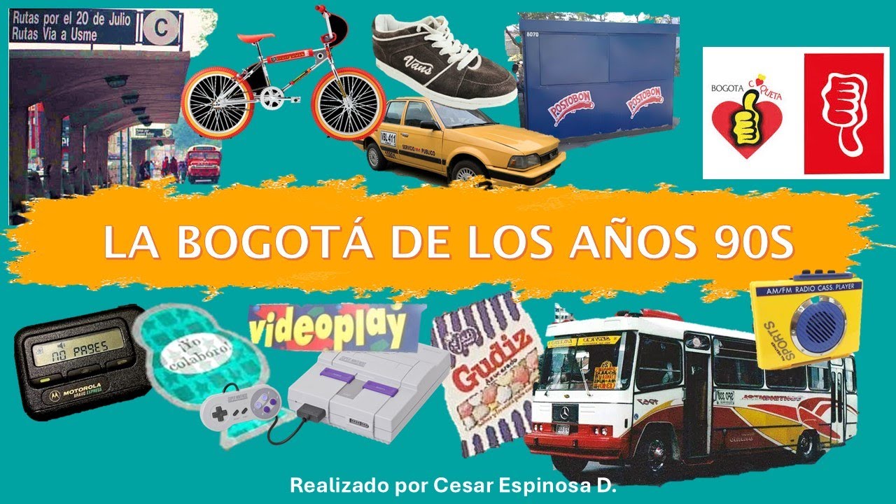 Bogotá de los 90S Parte 1: 1990 a 1994
