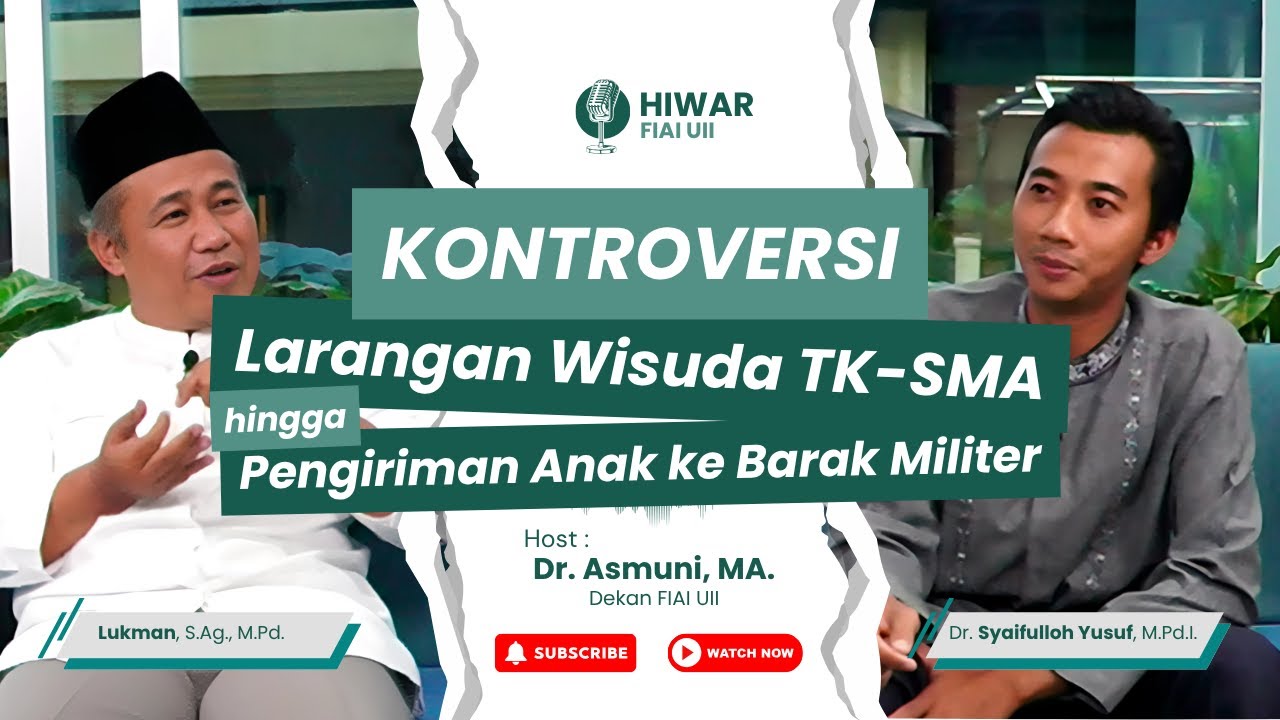 Kontroversi Larangan Wisuda TK SMA hingga Pengiriman Anak ke Barak Militer