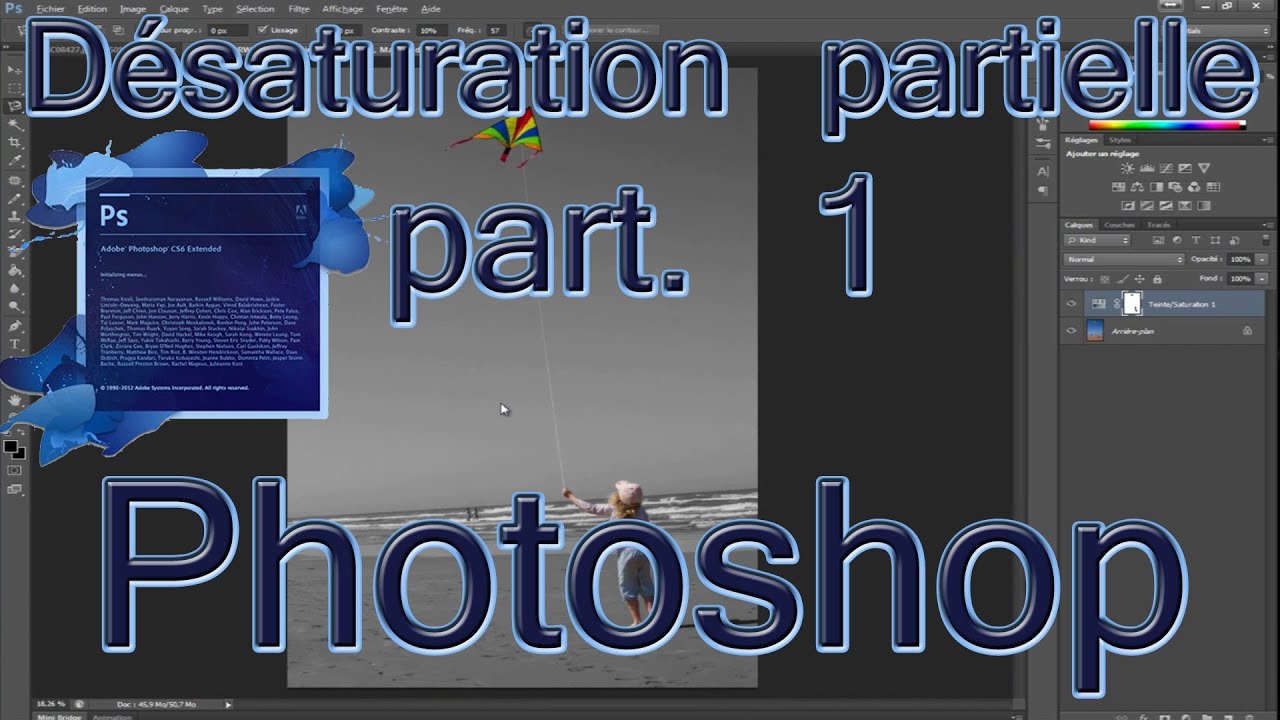 Désaturation partielle avec Photoshop - 1/2