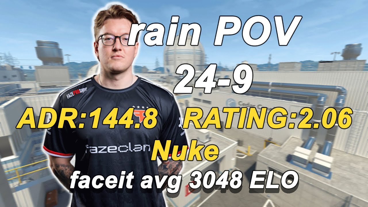 rain(24-9)3-stack f0rest/olofmeister(Nuke) Voice Comms|FACEIT avg 3048 ELO|CS2POV/DEMO|Dec 16, 2025