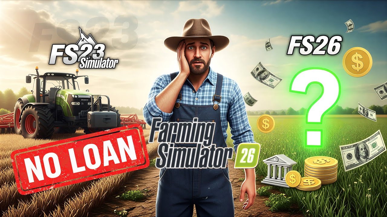 В FS23 нет кредитов… Но FS26, возможно, это исправит! Farming Simulator 26