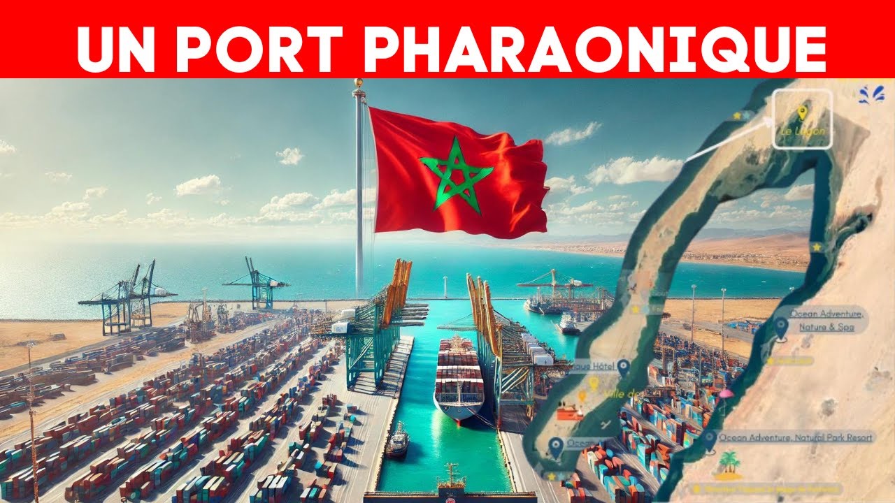 Le Port Dakhla Atlantique : Une Vue Aérienne Spectaculaire d'un Projet Pharaonique