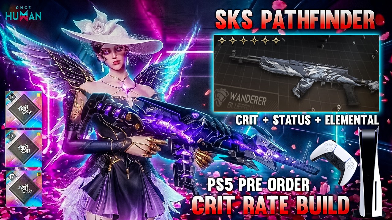 NEW META CRIT RATE BEST? SKS PATHFINDER NIGHTMARE🥶BEST BUILD GUIDE Console Release Date - ONCE HUMAN
