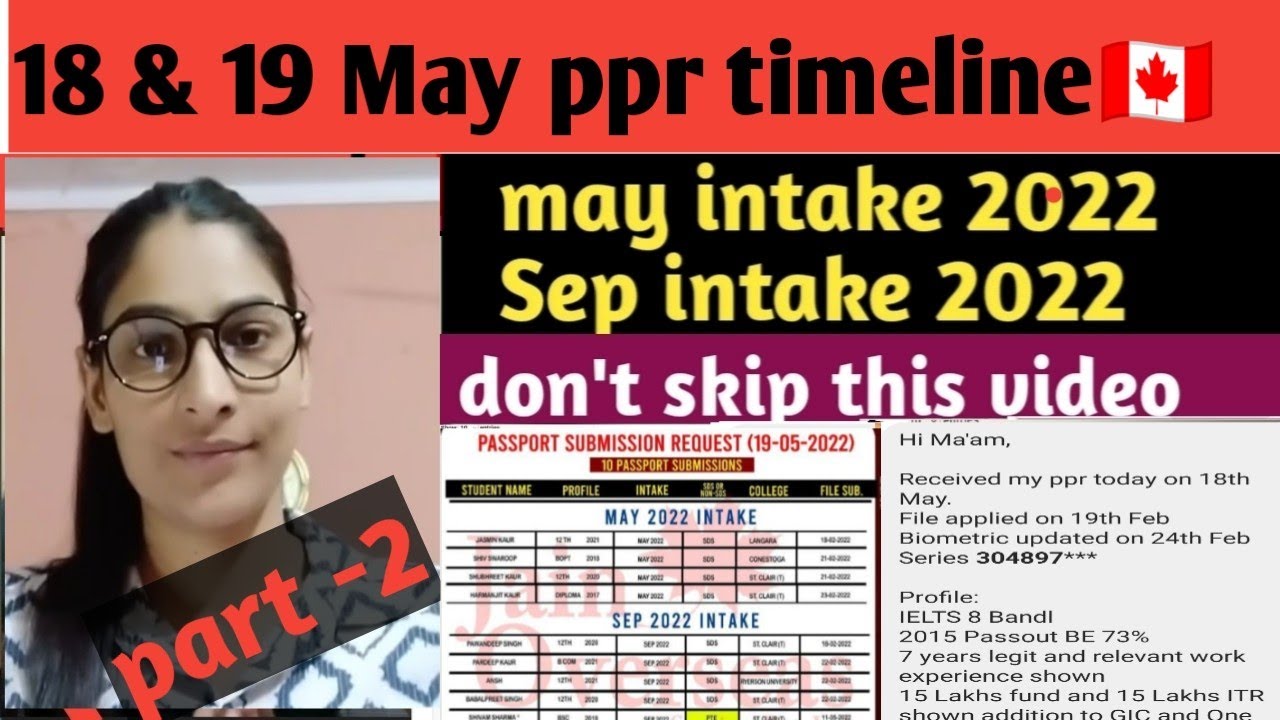 19 May ppr timeline canada/18 May ppr timeline canada/today's ppr request timeline canada/canada ppr