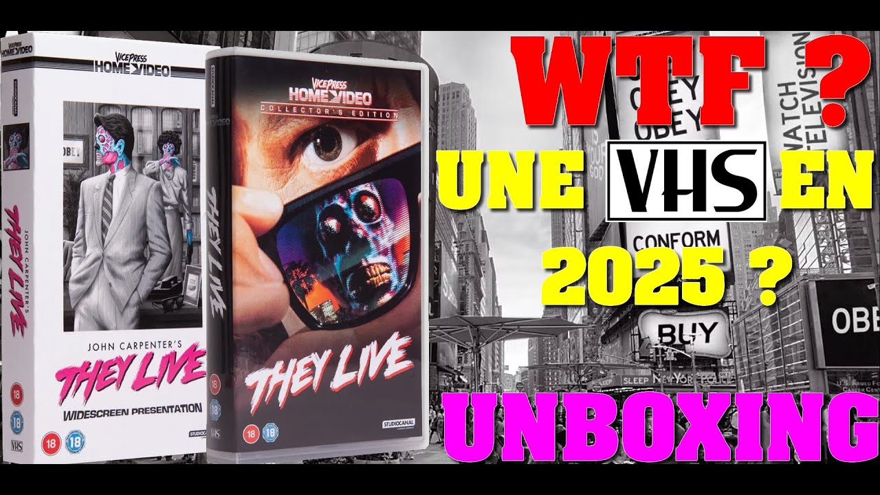 THEY LIVE VHS 2025 UNBOXING VICE PRESS