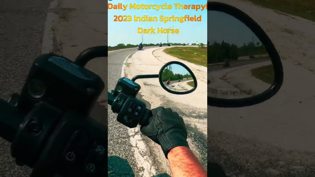 Motorcycle Stress Relief | 2023 Indian Springfield Dark Horse