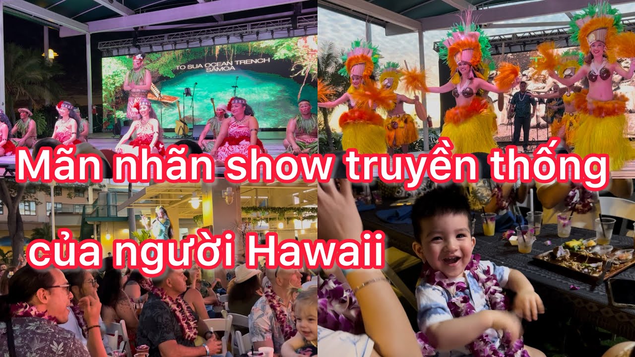 Mãn nhãn với show ca múa nhạc và múa lửa truyền thống của người Hawaii