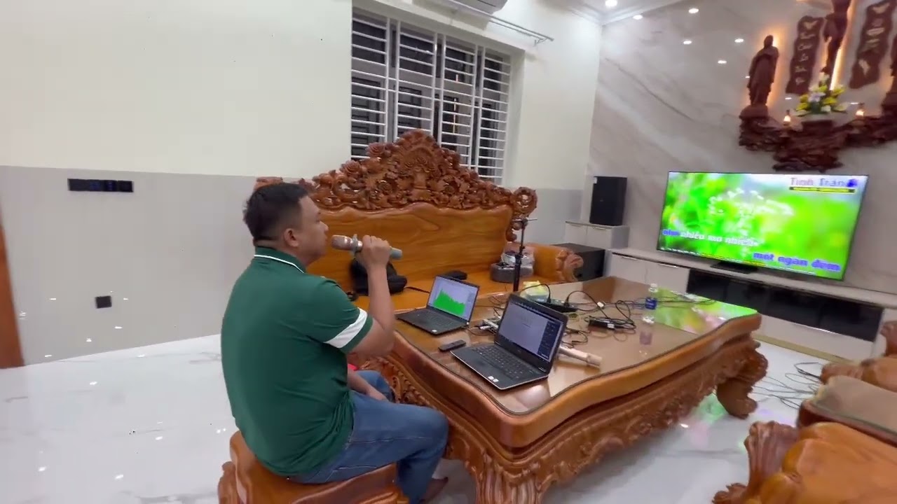 Lắp đặt dàn karaoke đồng bộ CAF nhập khẩu cho chủ căn biệt thự sang trọng tại Bình Dương