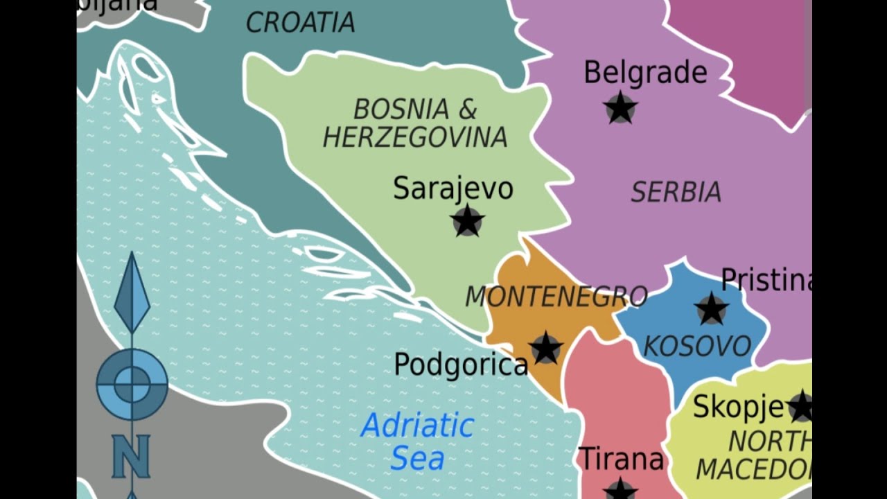 Μαυροβούνιο, Βοσνία,  Κροατία .Moto Trip