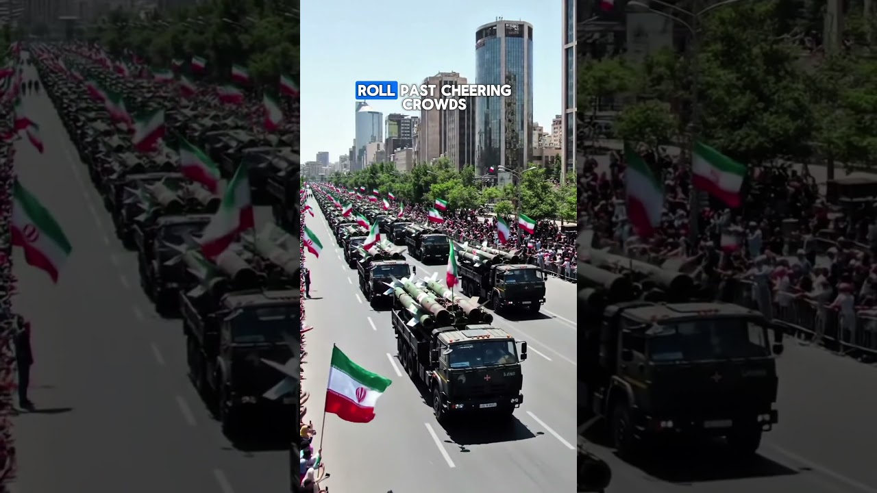 Massive Military Parade Rolls Through Tehran | Iran&rsquo;s Urban Power Display 🚛