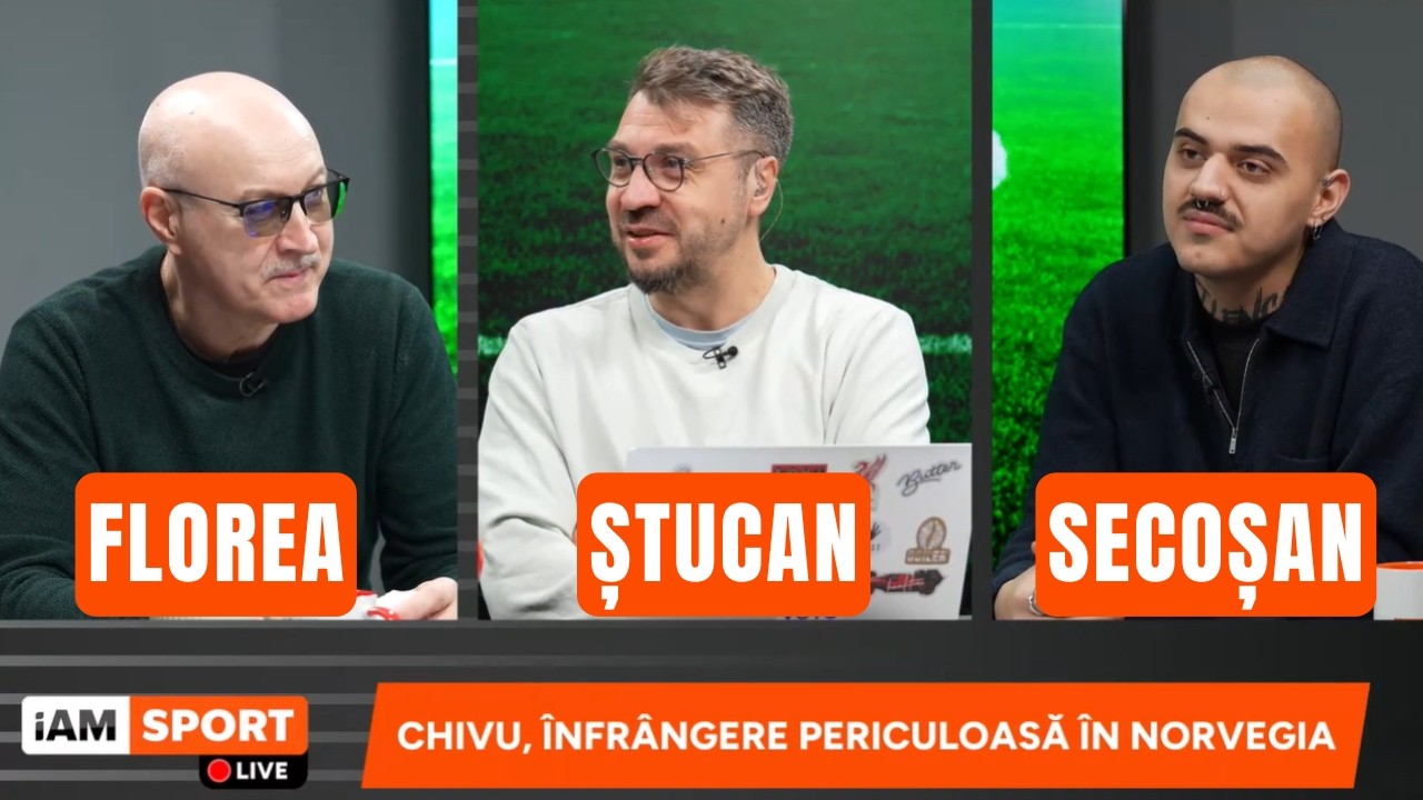 iAMsport LIVE - 19 Februarie | CHIVU, ÎNFRÂNGERE PERICULOASĂ ÎN NORVEGIA. Ștucan x Florea x Secoșan