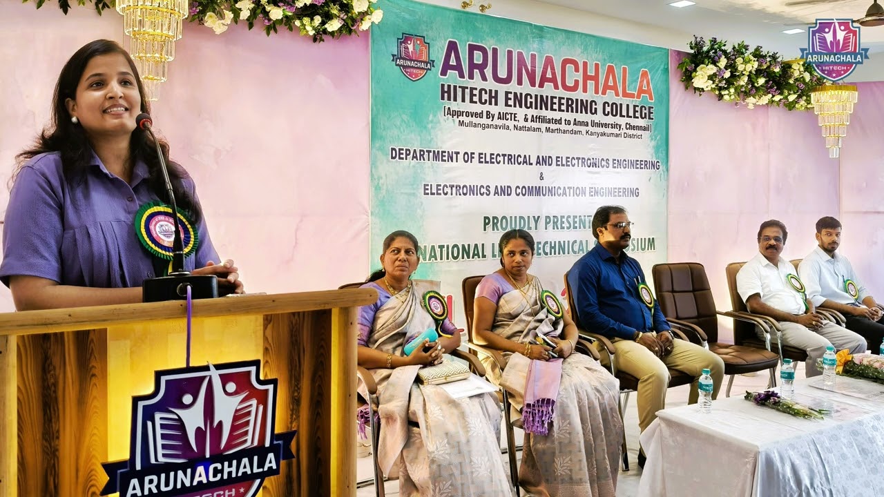 Department of EEE & ECE | NATIONAL LEVEL TECHNICAL SYMPOSIUM | ELVISKA 2K25 | AHEC |