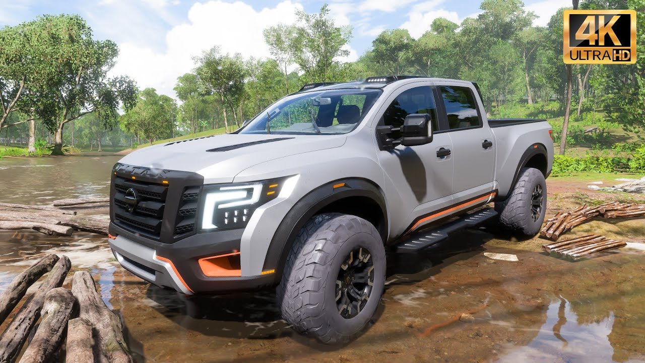Nissan Titan Warrior Concept 2016 (1750hp) - Offroading - Forza Horizon 5 - Logitech G29 Gameplay.