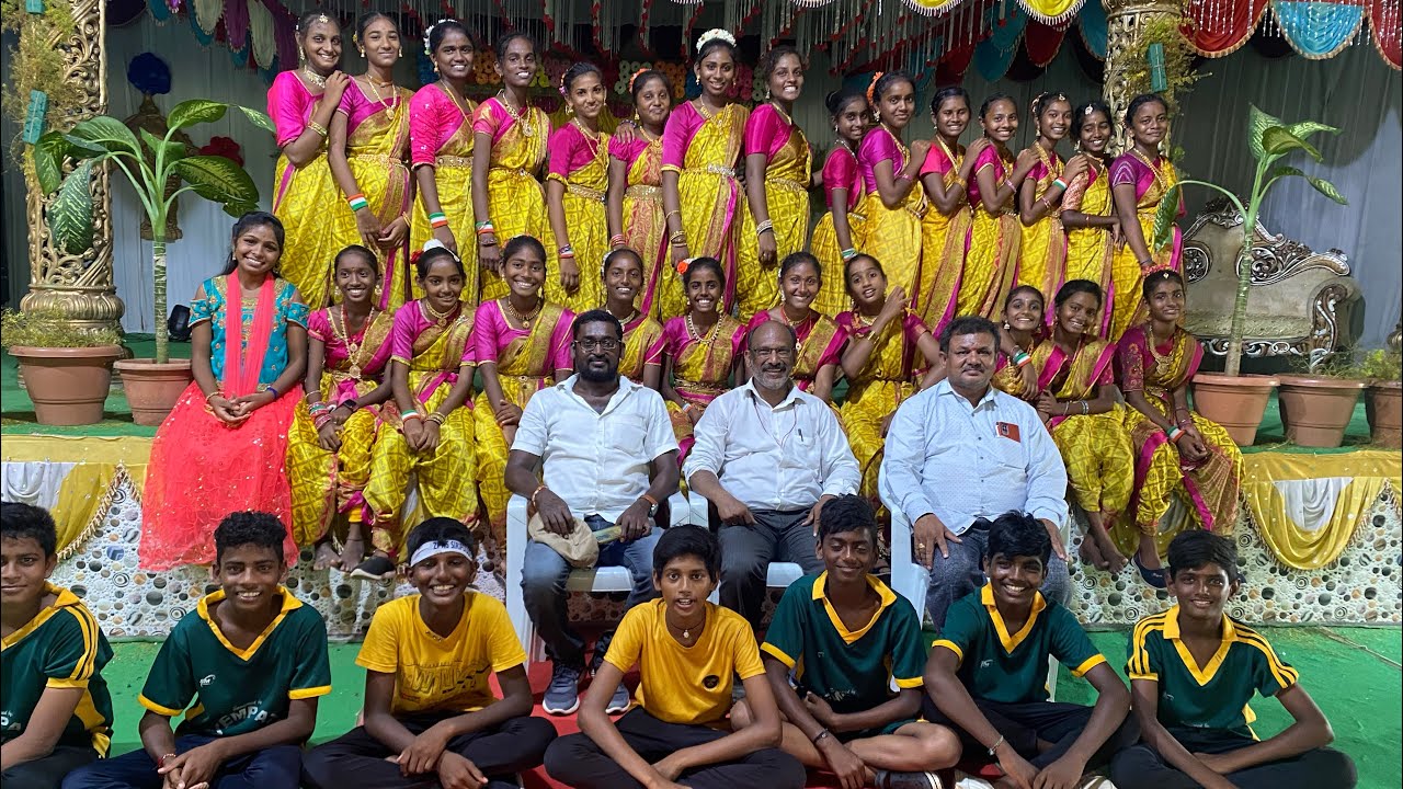 Kolatam and Lezims performance - Republic Day celebrations at ZPHS SIRIPURAM 2023