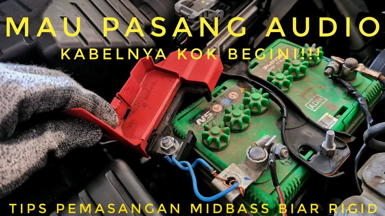 Jangan Ditiru Pemasangan Aki seperti ini | Tips Memasang Midbass yang Kokoh di Honda Mobilio