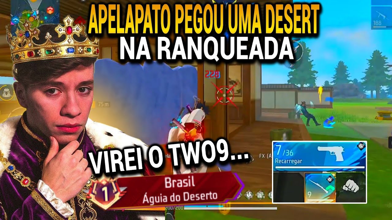 APELAPATO JOGOU COM A DESERT NA RANQUEADA E DESBLOQUEOU A SENSI DO TWO9 COM ELA...