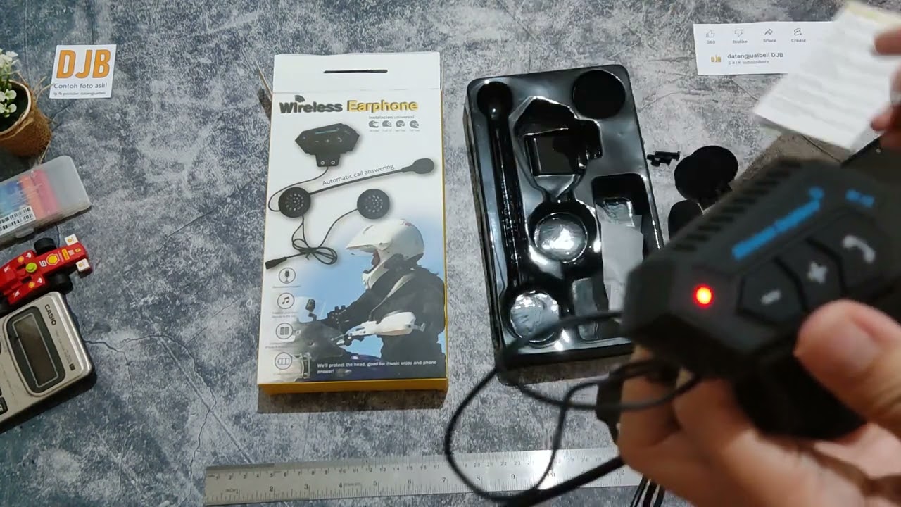 Wajib buat Touring! Review Wireless Earphone intercom BT-12