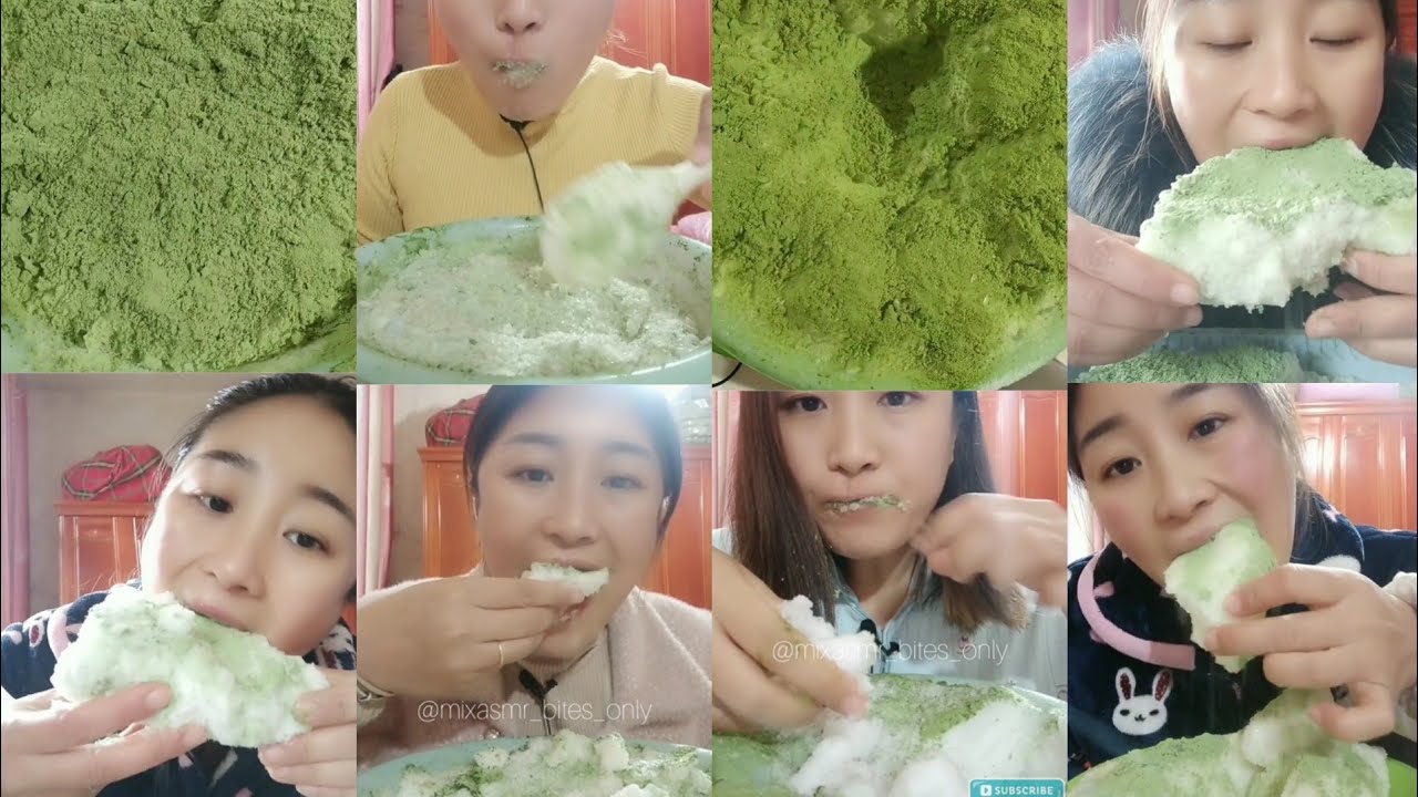 [BitesOnly] || Only Her Green Squeaky Matcha Ice Bites || Extreme Squeaky || part 2 ||