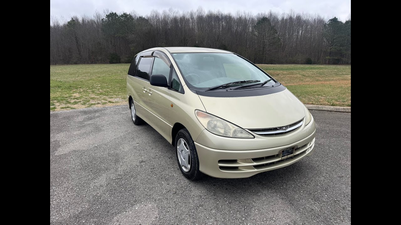TechMotorsPostalCars.com 2000 Toyota Estima 48K Miles Factory RHD USA Right Hand Drive POV RCA