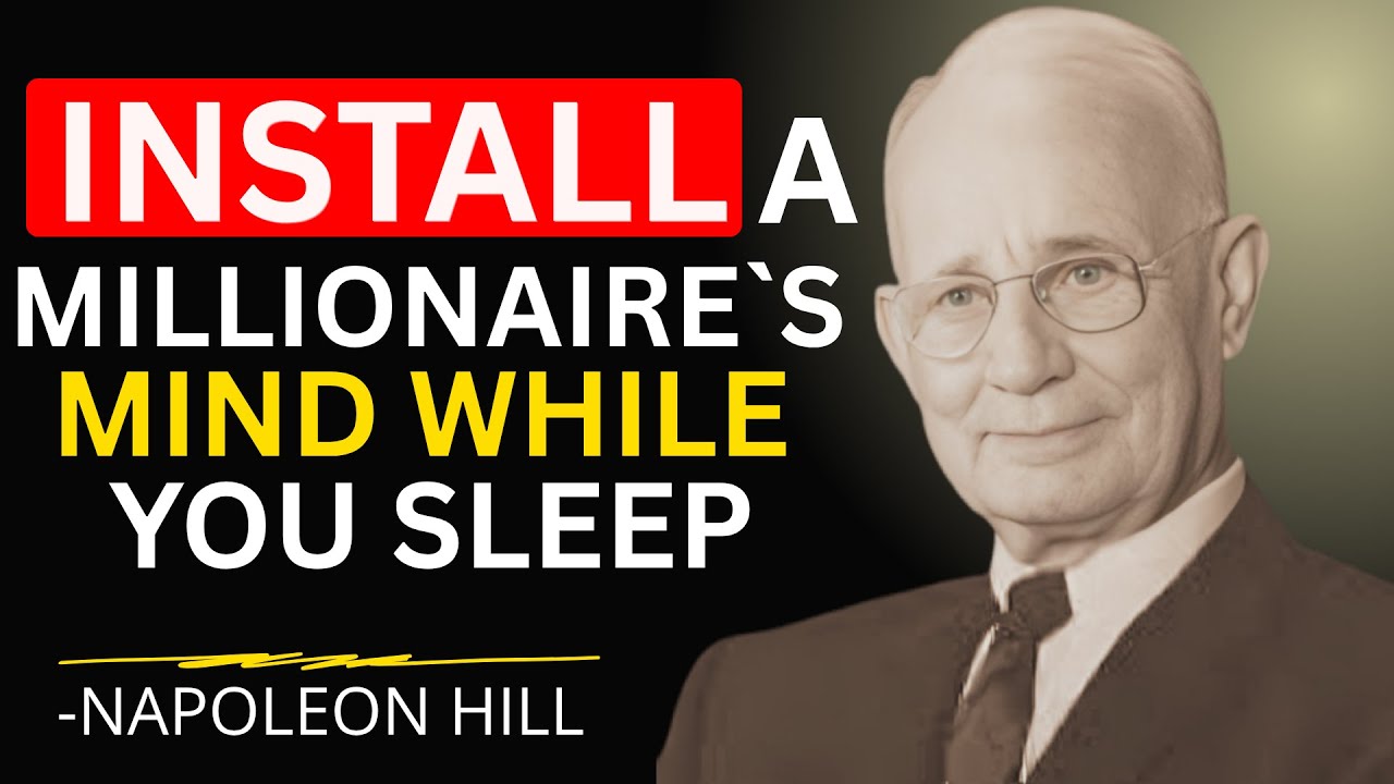 INSTALL A MILLIONAIRE`S MIND WHILE YOU SLEEP || NAPOLEON HILL