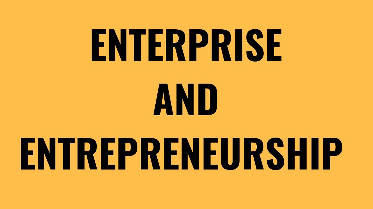 1.1 Предпринимательство и предпринимательство GCSE Business Studies