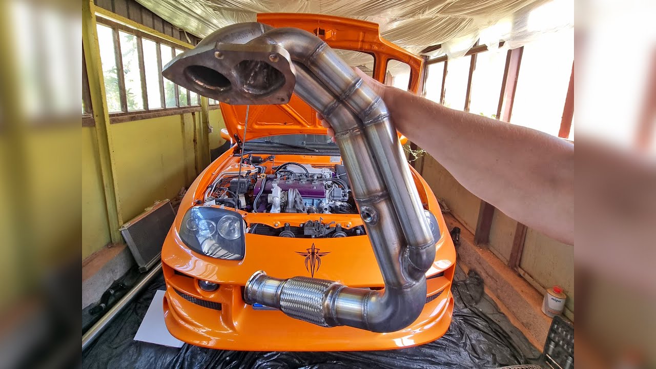 Турбиниране : изработка на DOWNPIPE - Celica-Supra (Част-92)